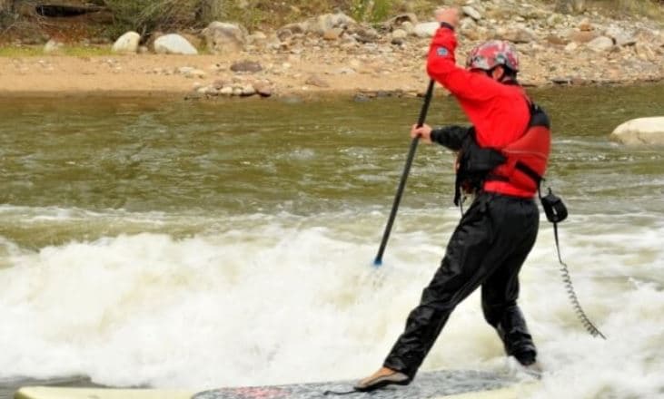 SUP na divoké vodě pro dva